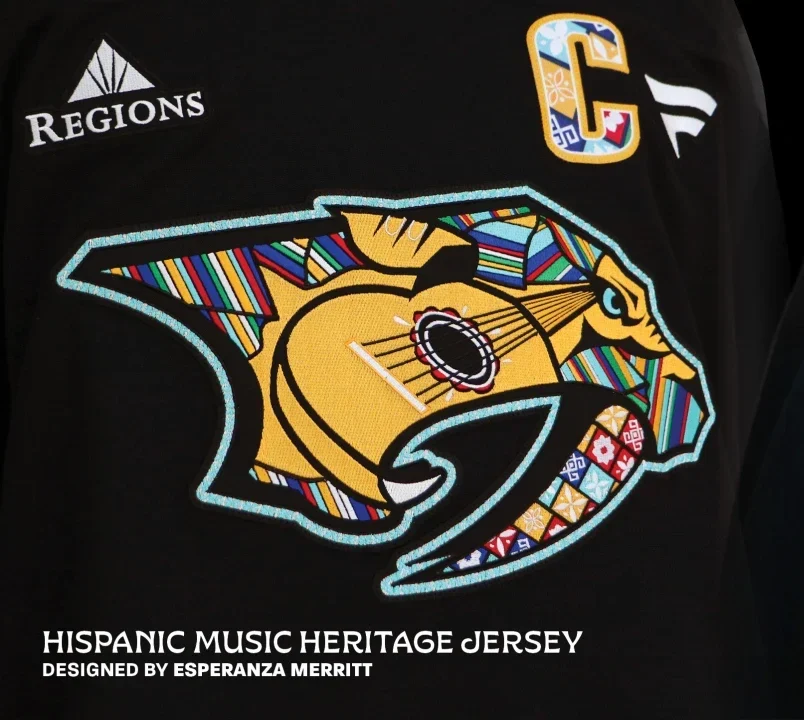 Nashville Predators, Hispanic Music Heritage: Design